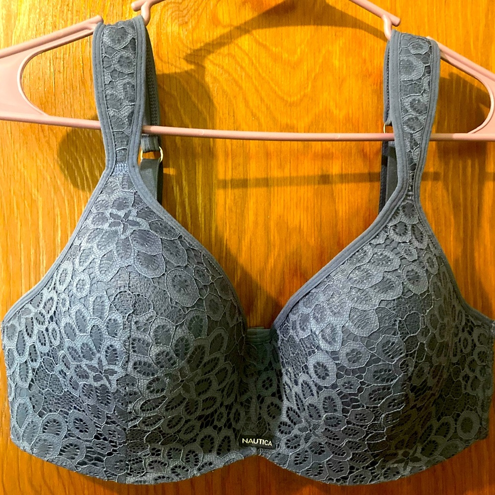 Blue lace Nautical bra.